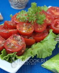 Быстрые маринованные помидоры