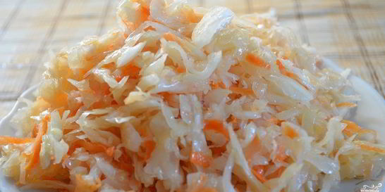 Капуста маринованная с чесноком на зиму