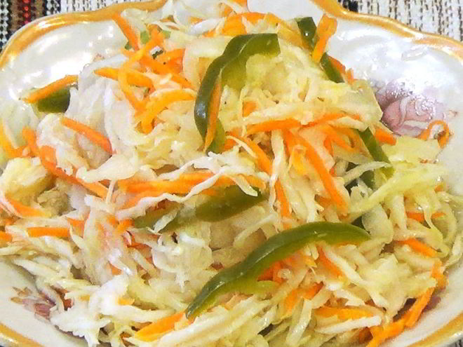 Рецепт капусты, маринованной зы сутки