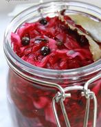 Красная капуста, маринованная в малиновом уксусе