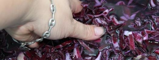 красная капуста, маринованная в малиновом уксусе. Шаг 3
