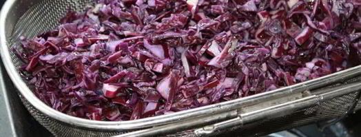 красная капуста, маринованная в малиновом уксусе. Шаг 4