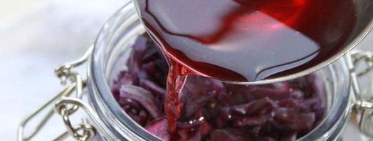 красная капуста, маринованная в малиновом уксусе. Шаг 7