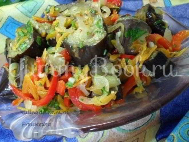 Рецепт ленивых маринованных баклажанов