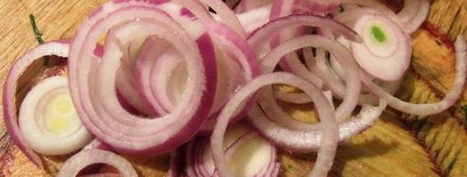 лук, маринованный в гранотовом соке. Шаг 2