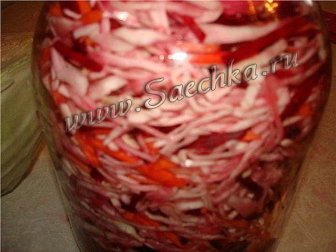 Рецепт маринованной капусты