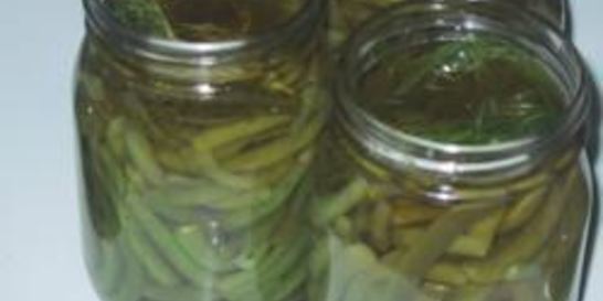 Маринованная стручковая фасоль