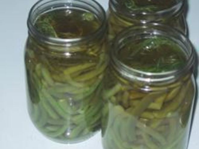 Рецепт маринованной стручковой фасоли