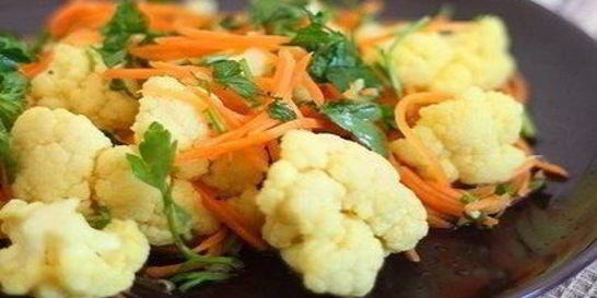 Маринованная цветная капуста по-корейски
