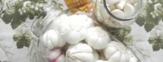 маринованный чеснок головками. Шаг 2