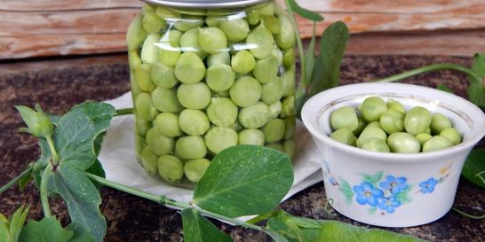 Маринованный горох на зиму домашний