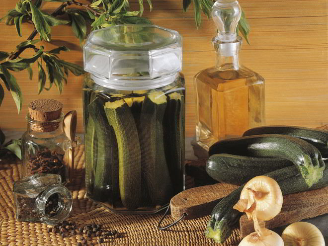 Рецепт маринованного кабачка