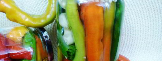 маринованный острый перец с чесноком. Шаг 5