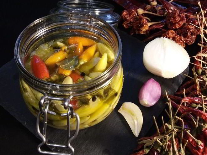 Рецепт маринованного перца пири-пири
