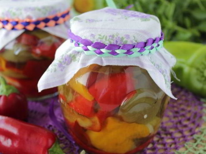 Рецепт маринованного сладкого перца