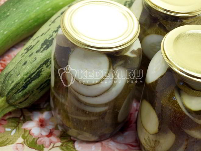 Рецепт маринованных кабачков на зиму