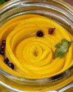 Маринованные кабачки с петрушкой