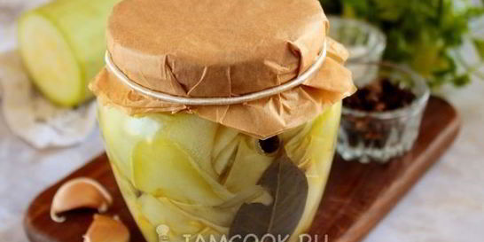 Маринованные кабачки слайсами на зиму