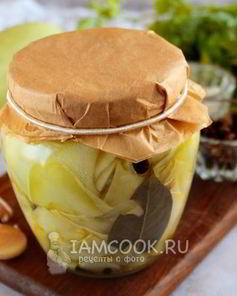 Маринованные кабачки слайсами на зиму