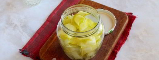 маринованные кабачки слайсами на зиму. Шаг 5