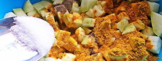 маринованные кабачки в карри. Шаг 6