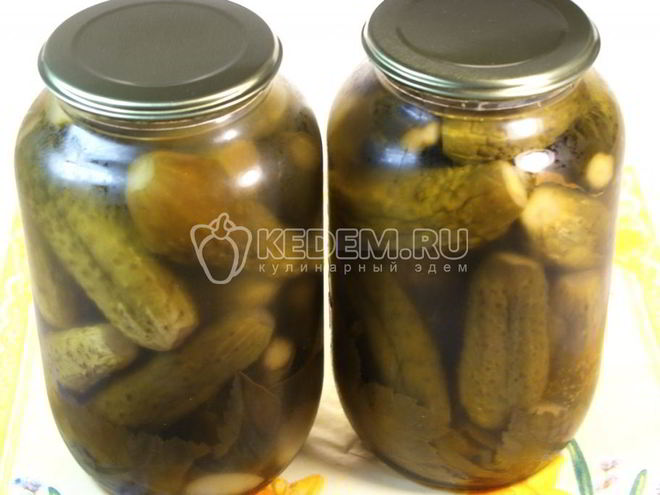 Рецепт маринованных хрустящих огурчиков на зиму