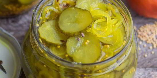 Маринованные огурцы с горчицей