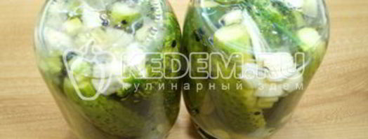 маринованные огурцы с хреном. Шаг 13