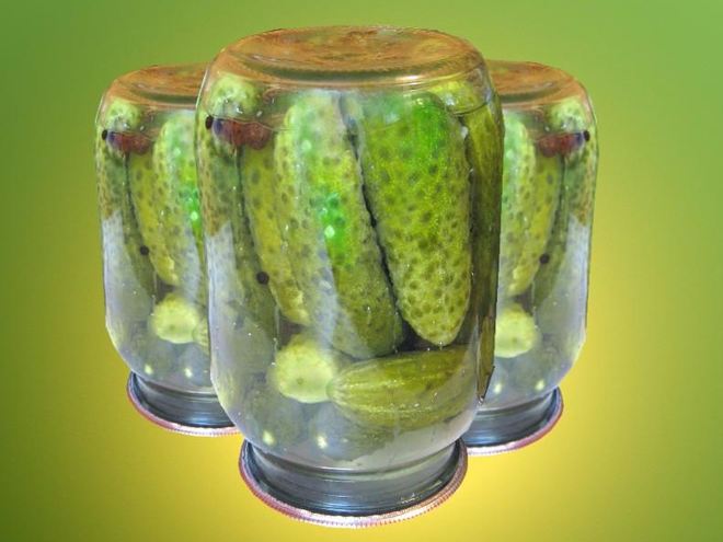 Рецепт маринованных огурцов с лимонной кислотой в литровых банках