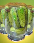 Маринованные огурцы с лимонной кислотой в литровых банках