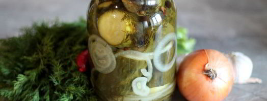 маринованные огурцы с луком. Шаг 8