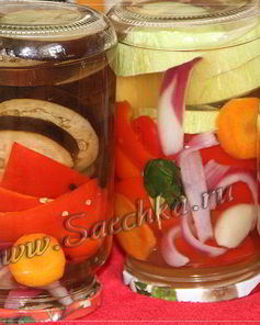 Маринованные овощи на зиму