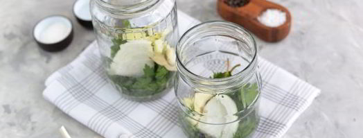 маринованные патиссоны с огурцами на зиму. Шаг 3