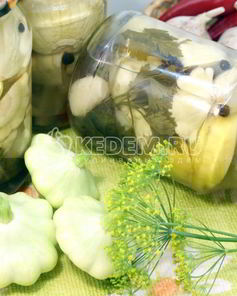 Маринованные патиссоны