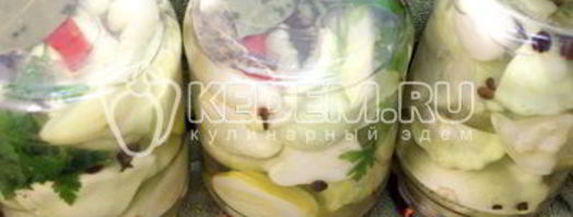 маринованные патиссоны. Шаг 4