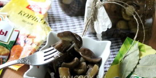Маринованные подберезовики