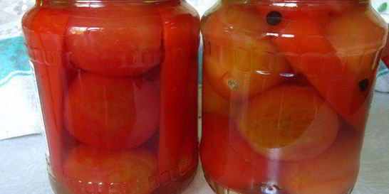 Маринованные помидоры без кожицы