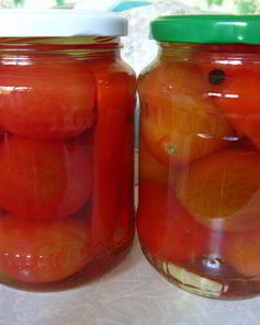 Маринованные помидоры без кожицы