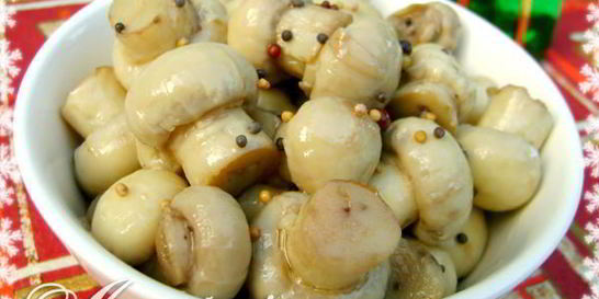 Маринованные шампиньоны на закуску