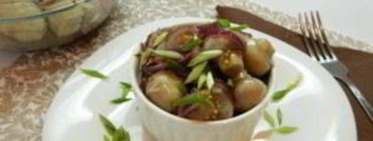 маринованные шампиньоны с маслом и уксусом. Шаг 6