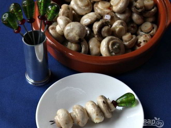 Рецепт маринованных шампиньонов