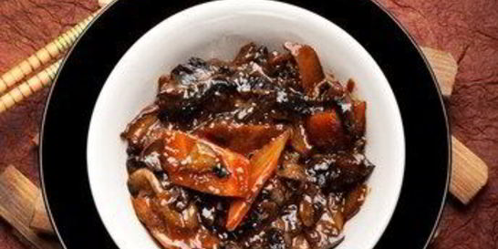 Маринованные шиитаке с имбирем