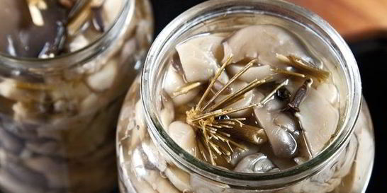 Маринованные вешенки с лимонной кислотой