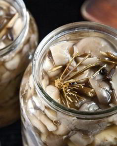 Маринованные вешенки с лимонной кислотой