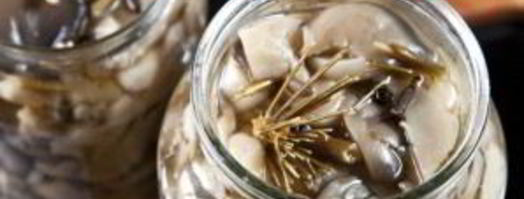 маринованные вешенки с лимонной кислотой. Шаг 5