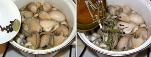 маринованные вешенки за сутки. Шаг 3