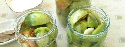 маринованные зеленые помидоры на зиму. Шаг 5