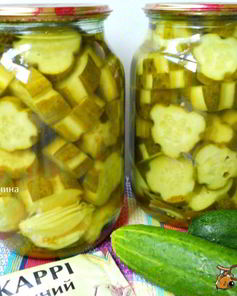 Огурцы маринованные с карри