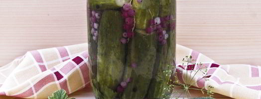 огурцы маринованные с красной смородиной. Шаг 15