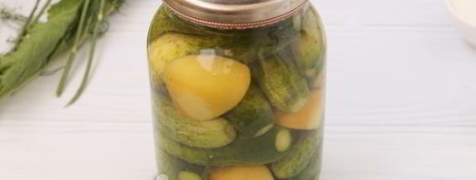 огурцы, маринованные с яблоками без стерилизации. Шаг 9